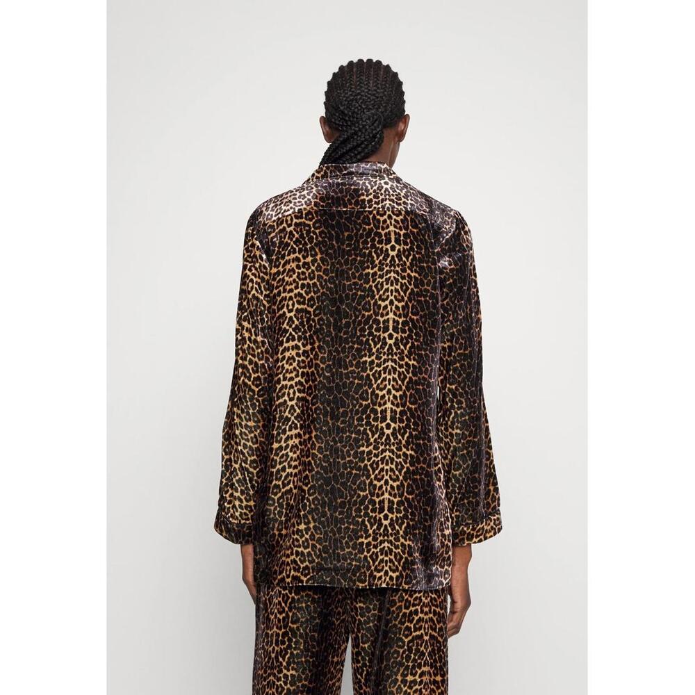 The Kooples Leopard Print Button-Up Shirt Size US M / FR 2 MSRP $315 NWT - Picture 2 of 10